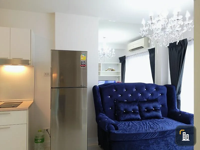 Urgent sale, Summer Garden, Chaengwattana, 19 corner room with wallpaper in the whole room Ready to move in!!