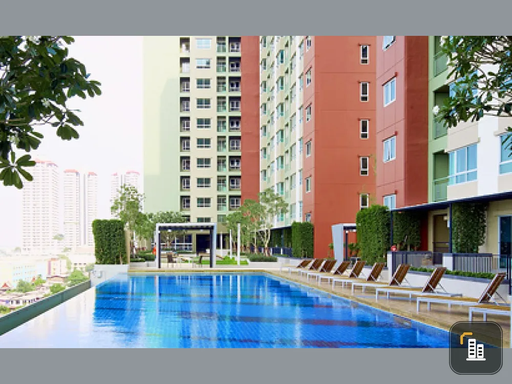 Condo for sale, Lumpini Condotown Bodindecha-Ramkhamhaeng, corner room, 5th floor, Building C, special price, convenient transportation, don't miss it!!