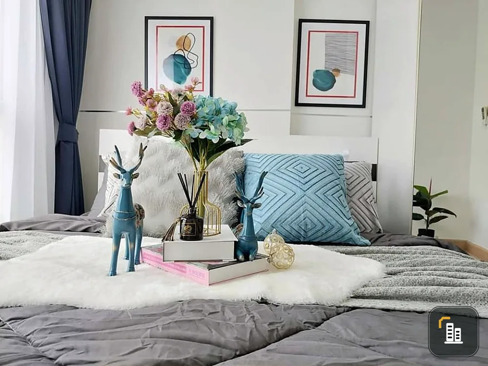 For Sale The Kith Lumlukka Klong 2 (Phase 1), beautiful room, near BTS, special price, book now, don't miss it!!