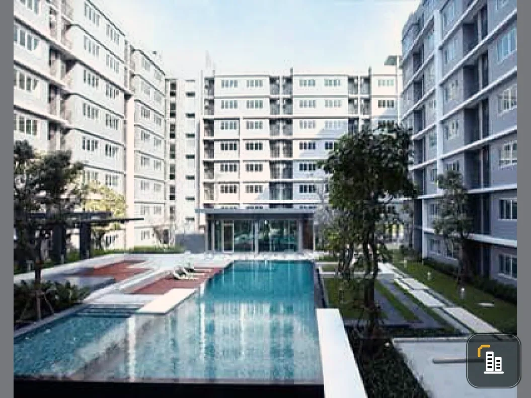 Selling D Condo Ramindra, 8th floor, Building B, 2 bedrooms, ready to move in, good location, hurry to reserve before it's gone!!