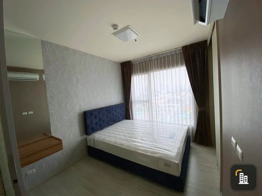 Condo for sale, Aspire Rattanathibet 2, city view without buildings. fully furnished Wallpaper in the whole room, hurry up to reserve.