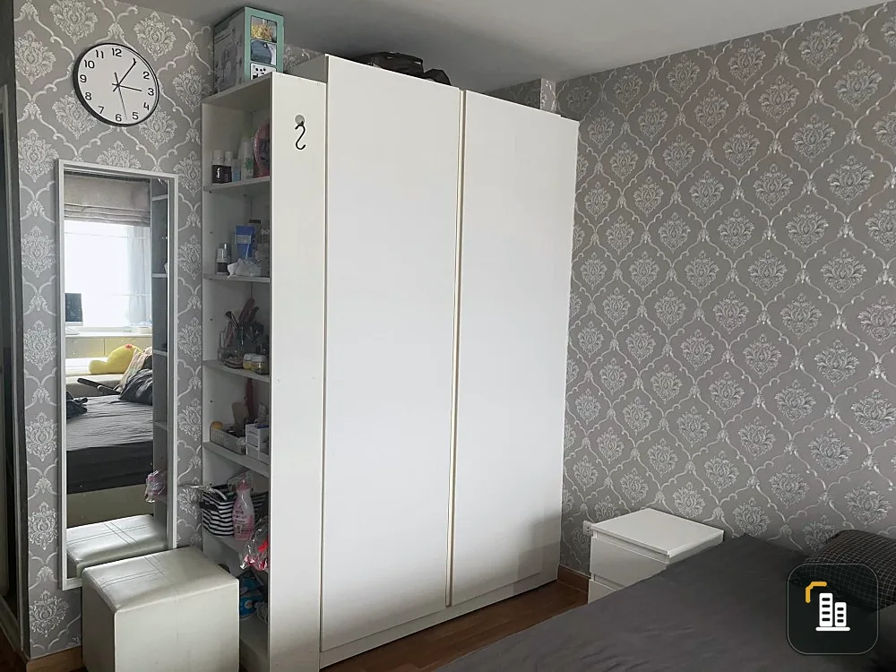 Urgent sale!! Condo Miami, Bang Pu, 5th floor (Rim room), new built-in, good wallpaper in the whole room, book now!!