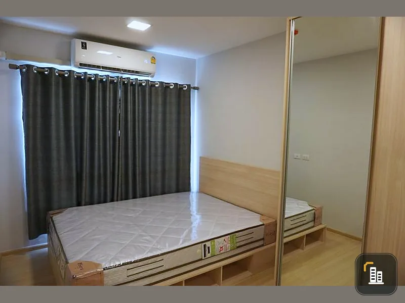Plum rangsit Alive for rent, new room, Building A, 4th floor, corner room (rare), privacy, inexpensive