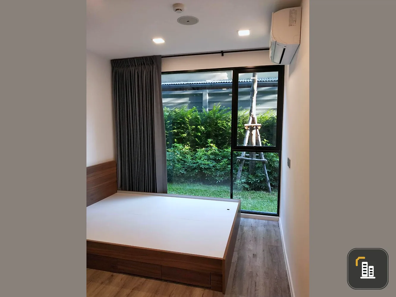 Sell/rent modiz Ratchada 32, 1st floor, garden view, cool breeze, complete facilities, move quickly