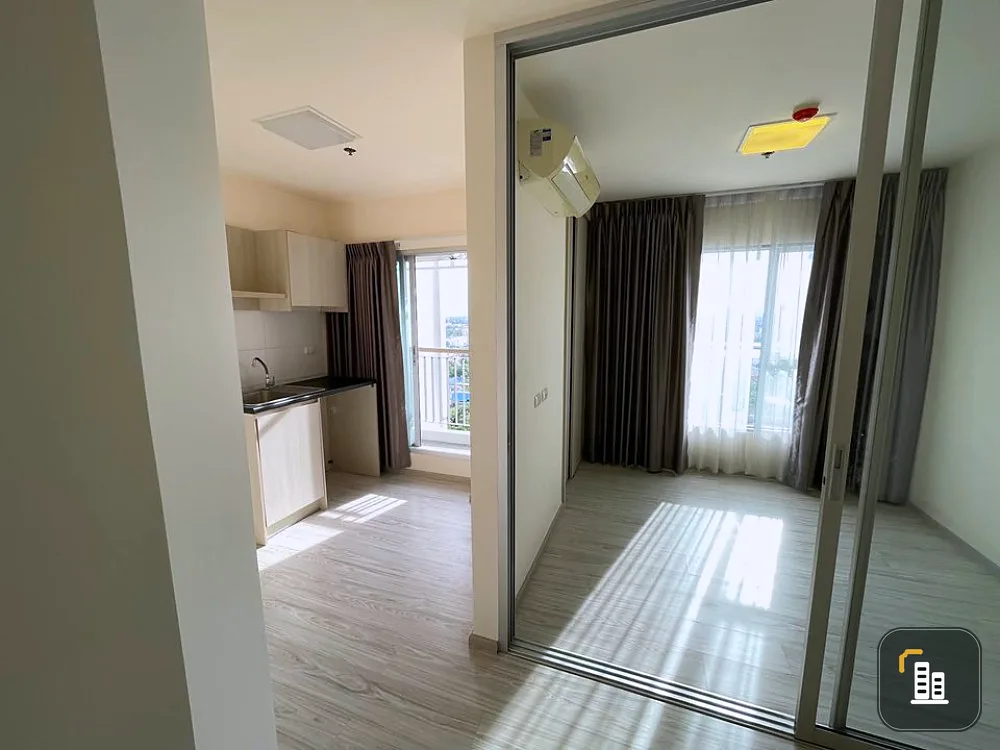 Condo for sale, Aspire Rattanathibet 2, empty room, 19th floor, beautiful view, comfortable, plus a special price. not buying is a mistake