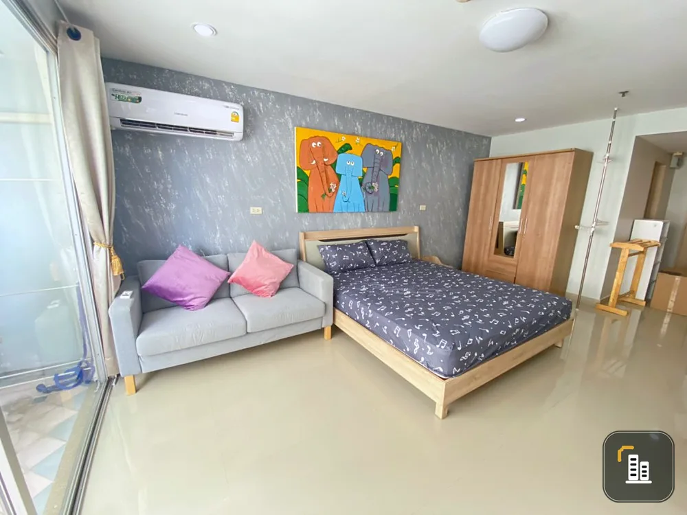 For rent urgently!! Ratchada Orchid, 10th floor, Building A, fully furnished, ready to move in immediately, don't miss it!!