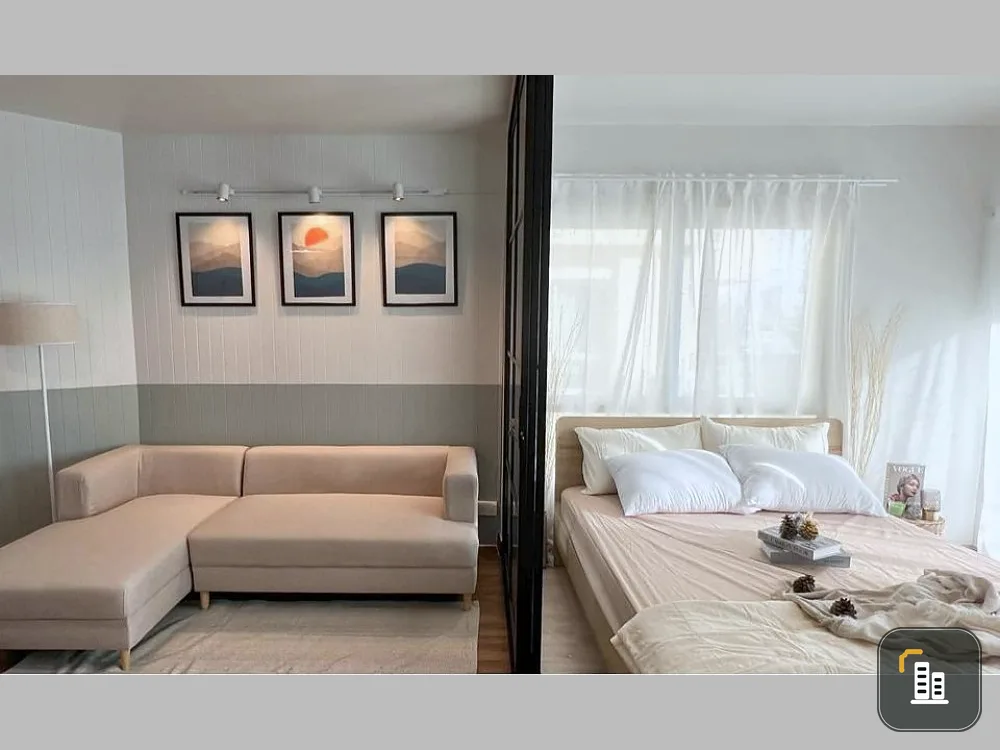 Selling Chateau in Town, Phahon Yothin 32, very beautiful room, decorated in style. Plus the location is a corner room, if interested, don't miss it.