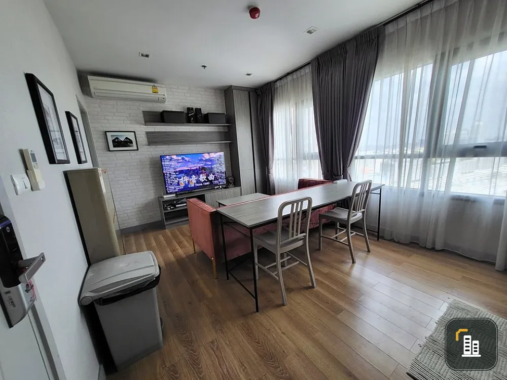 For rent Chapter one Mid Town Ladprao 24, high floor, spacious room, nice decoration, hurry and reserve in advance.