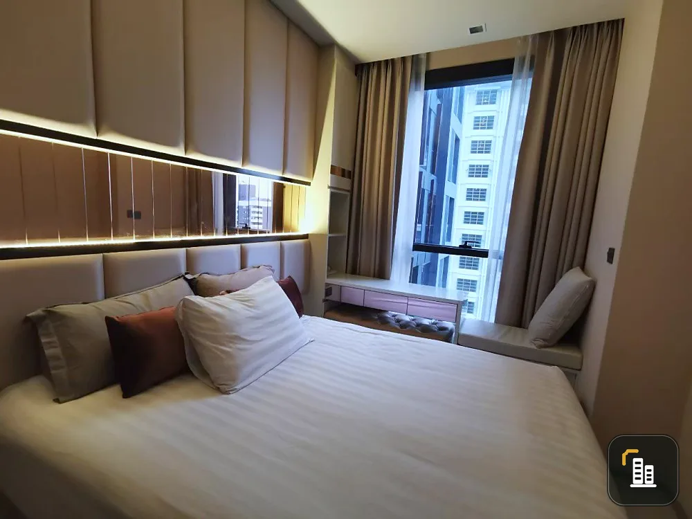 For rent The Line Ratchathewi, beautiful room, built-in furniture All electrical appliances. Book now. Don't miss it.