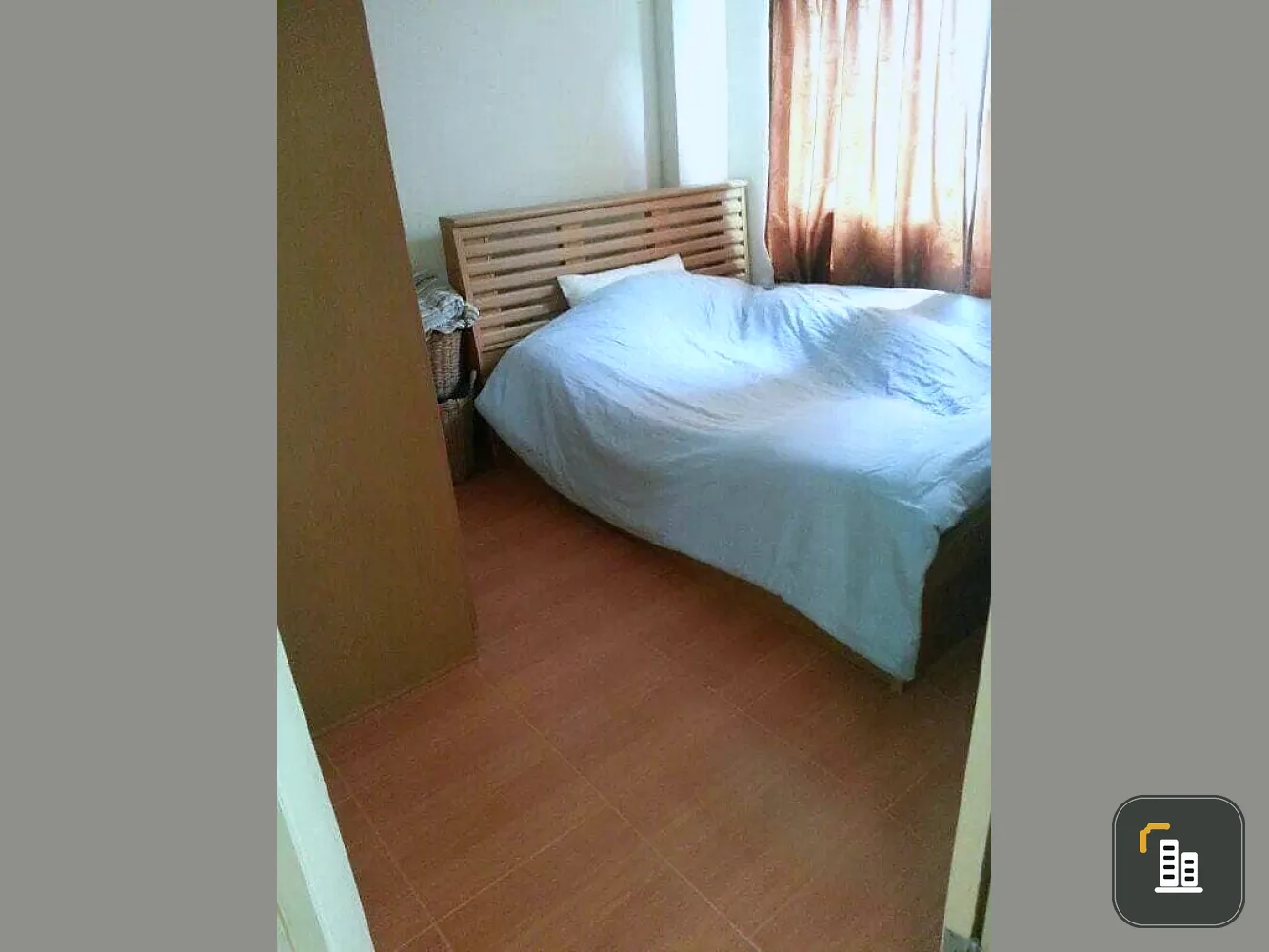 Condo for sale, Lumpini Town, Bodindecha-Ramkhamhaeng, 2nd floor, 1 bedroom, 1 bathroom, the room is well proportioned, hurry to reserve.