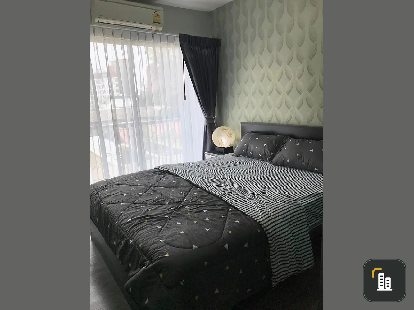 For sale, for rent, B Campus Prachachuen, room decorated simply, comfortable bed, comfortable sofa, move quickly.