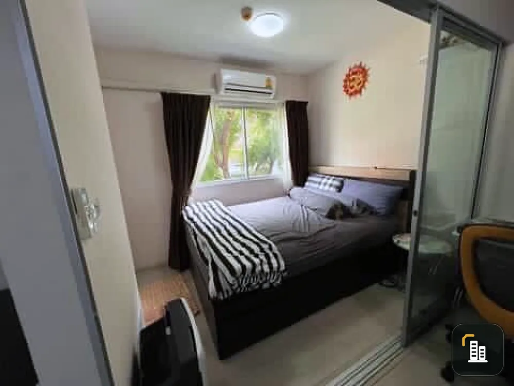 For sale Plum Condo Park Rangsit Phase 3, simple room decoration, fully furnished, good like this, you can't buy it anymore.