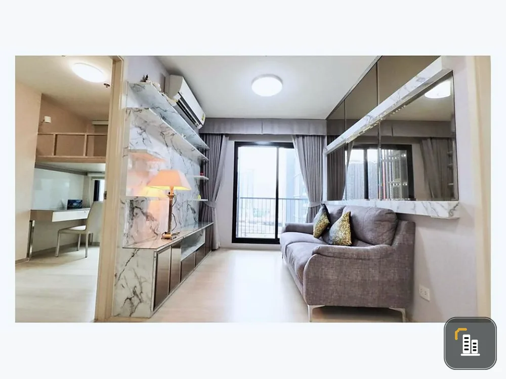 Condo for sale, life Asoke, 2 bedrooms, 2 bathrooms, beautiful decorated room, very nice, great like this. If you don't buy it, you will miss it very