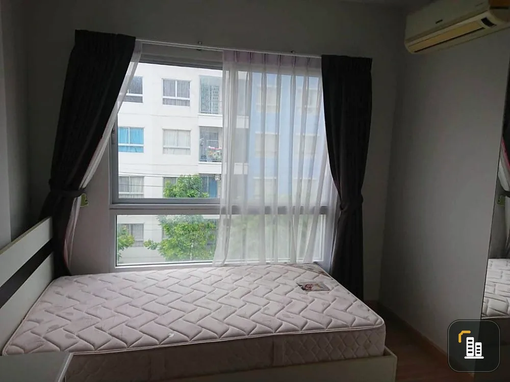 Condo for sale, The Kith Chaengwattana, 4th floor, 2 bedrooms, very wide angle room. very private Don't miss it. Hurry up to reserve.