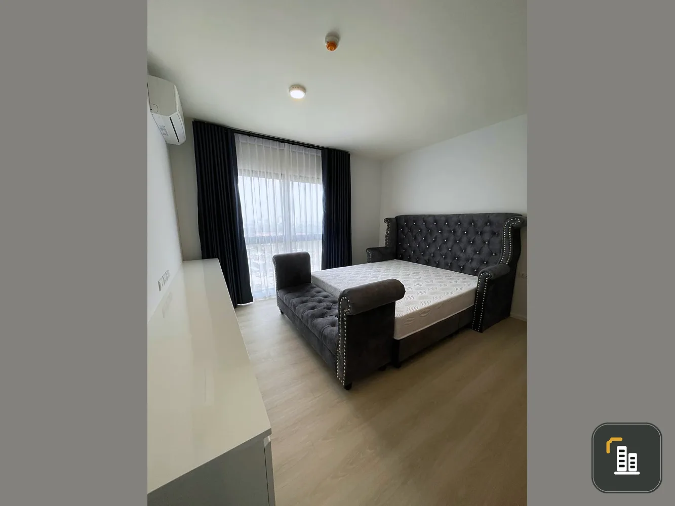 Condo for rent, A Space Mega, beautiful room, beautiful view, corner room, next to golf course, hurry up