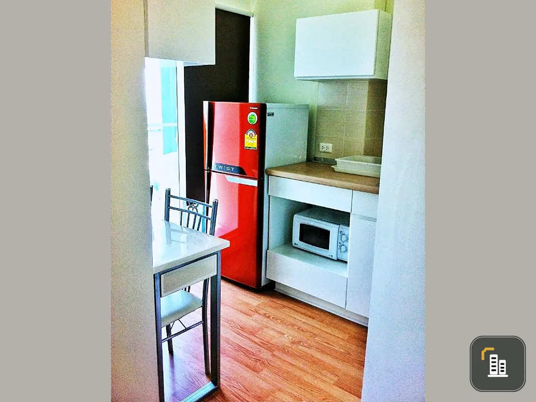 Condo for rent/sale, Lumpini Ville Chaengwattana-Pak Kret. City view of Thong Thani, the room is not hot, the wind is cool, book now