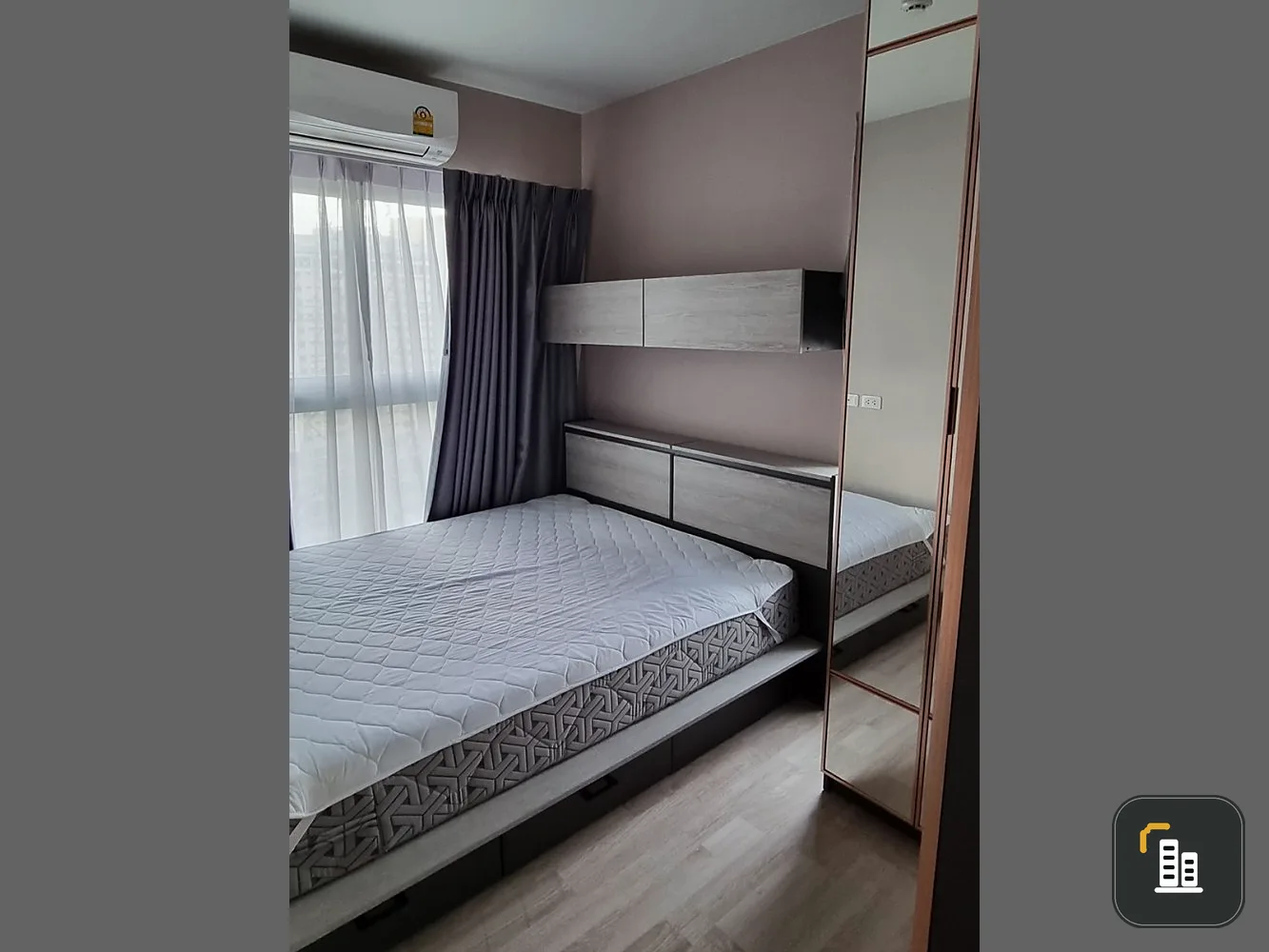 For sale or rent, Plum Condo Ramkhamhaeng Station, fully furnished, electrical appliances Ready to go. Don't wait.