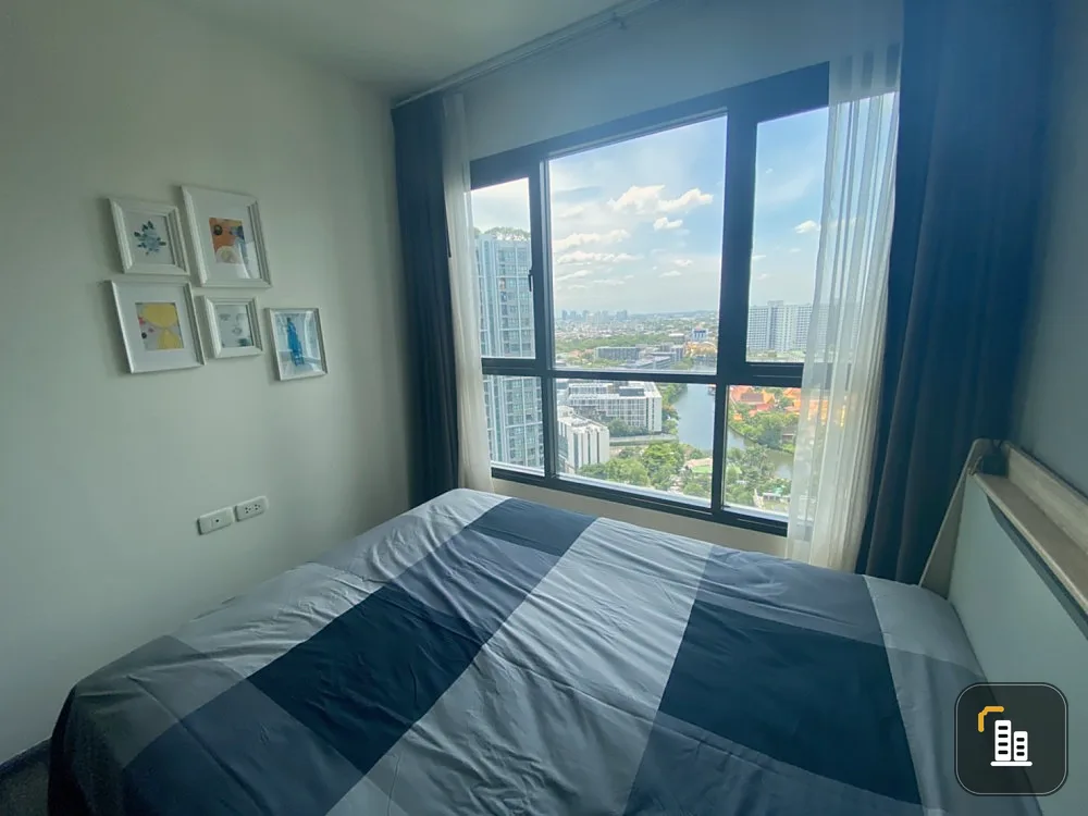 For rent, The Base Park West, Klong view, high floor, ready to move in, don't miss it.