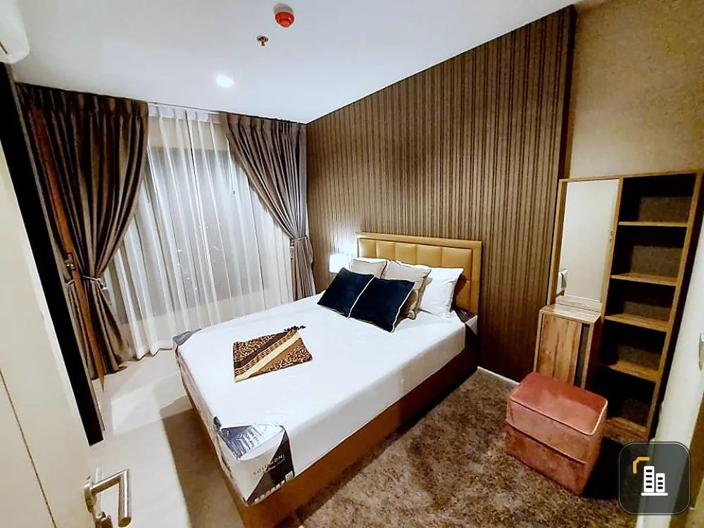 ?? For rent!! Condo Life Asoke-Rama 9, beautiful room, fully furnished. Hurry up to reserve!! ??
