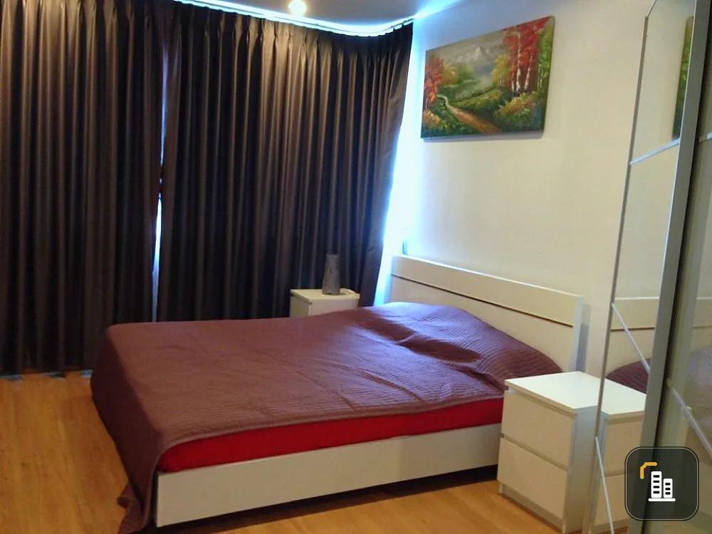 Condo for rent, Supalai Wellington, 2 bedrooms, 2 bathrooms, high floor, fully furnished, good location, can't miss it.