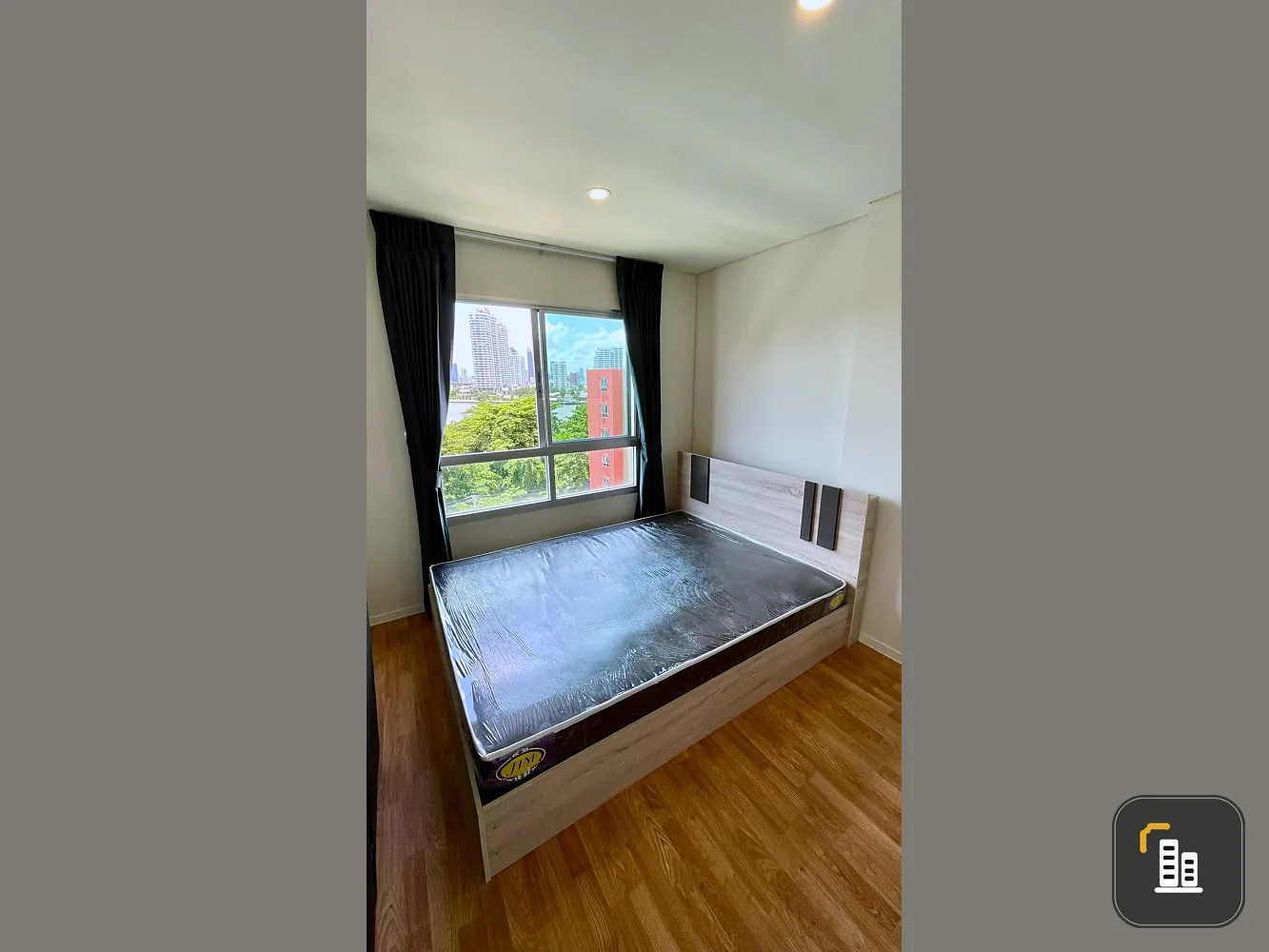 Condo for sale, Lumpini Ville Ratburana - Riverview 2, Building B, 8th floor, fully furnished, ready to move in, good location, book now!