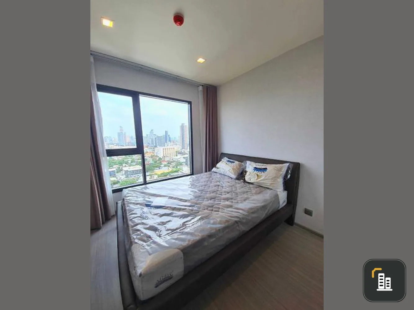 Condo for rent at Life Sukhumvit 62, high floor, fully furnished, complete electrical appliances, don't wait.