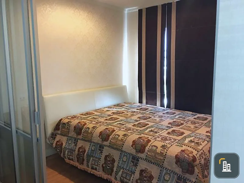 Condo for sale, Lumpini Ville Phatthanakan - New Petchburi, 1 bedroom, 1 bathroom, built-in room, fully furnished, good view, cheap price
