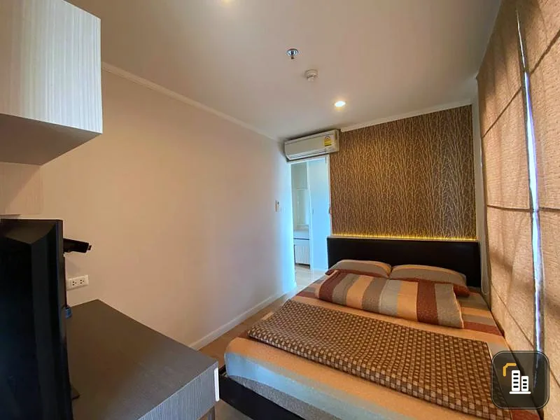 Condo for rent at Lumpini Ville. Chaengwattana - Pak Kret room ready Good built-in furniture, river view, rent now!!