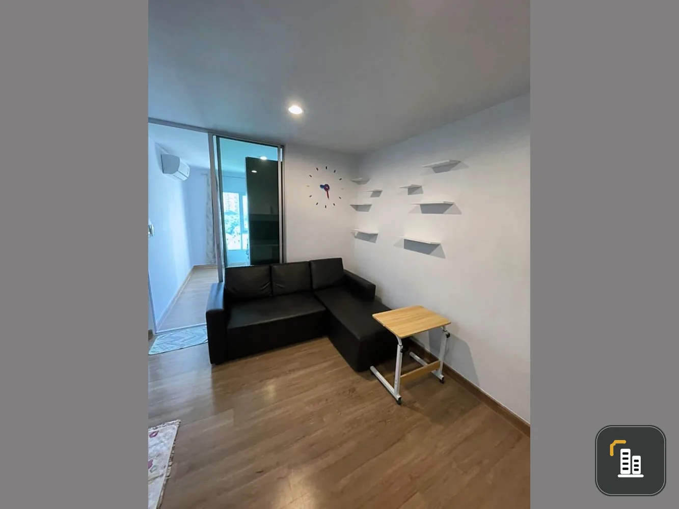 Sell / rent The connextion 2 Rattanathibet, 8th floor, clear view, good weather, wind all day. If interested, hurry to move.