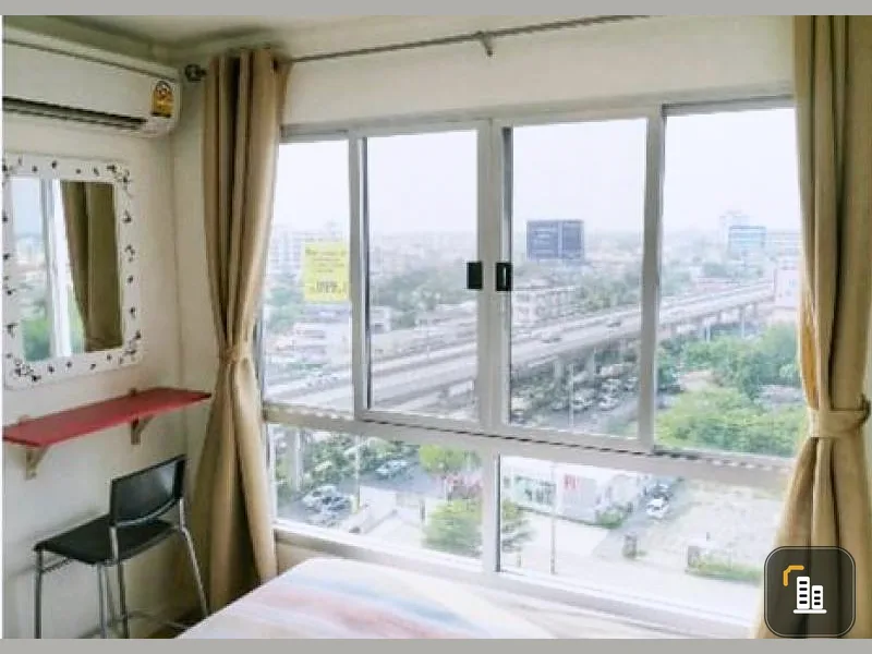For sale, Lumpini Ville Chaengwattana-Pak Kret, 1 bedroom, can sleep and see the city view, very satisfying. Book now before it slips away.
