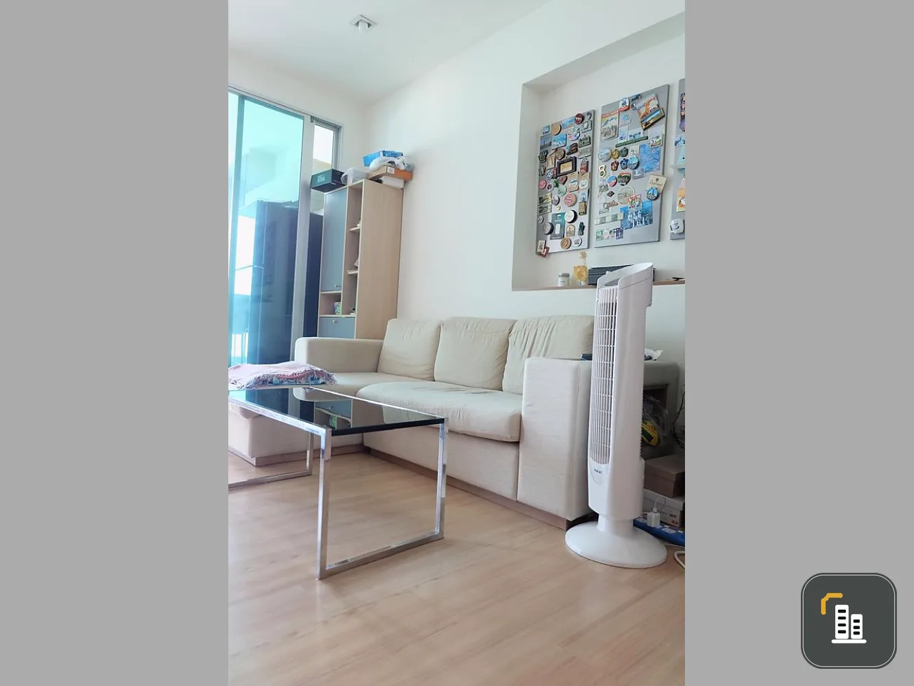 Sell Rhythm Phahon-Ari, spacious room, ready to move in Large built-in wardrobe. You can't miss it.