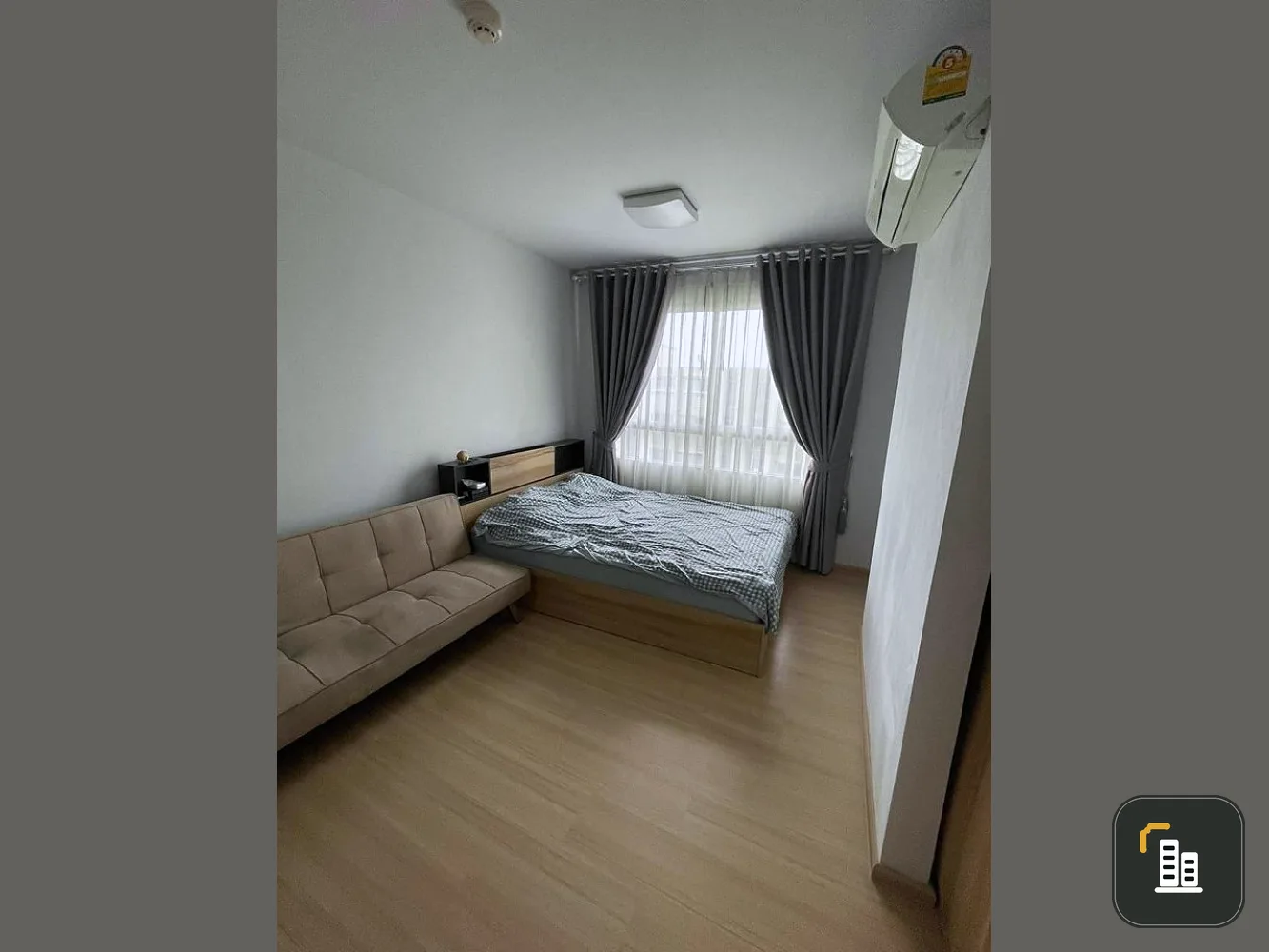 Urgent sale, Plum Condo Samakkhi, nice room, comes at a great price. all in one place Don't wait, hurry up to reserve now.