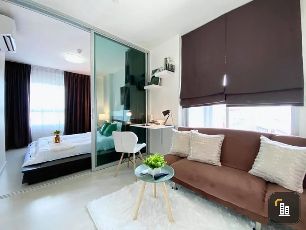 Sell / rent Aspire Ladprao 113, 7th floor, corner room, very private. Good view, no building blocking it. You need to reserve now. Hurry up.