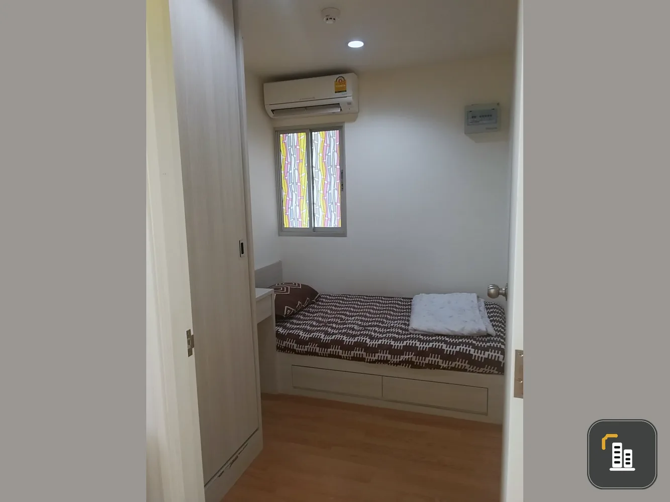 For sale or rent!! Condo Lumpini Ville Ramkhamhaeng 60/2, 3rd floor, Building A, fully furnished, ready to move in immediately!!