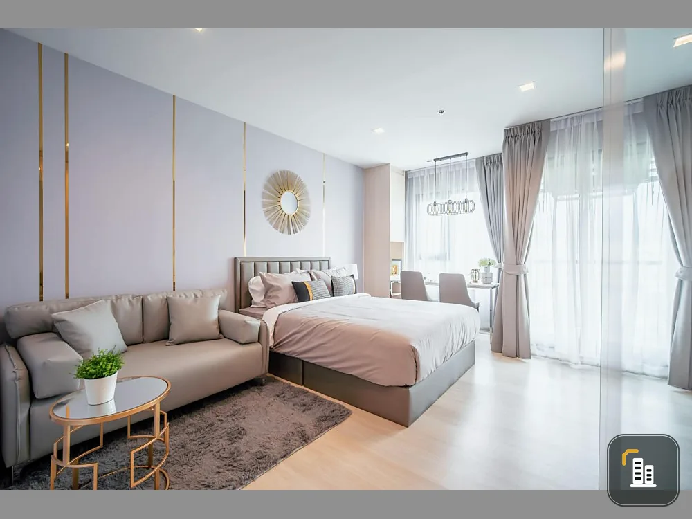 Condo for rent, Life One Wireless, beautiful room, nice room, fully furnished, good location, near the train station, can't miss it