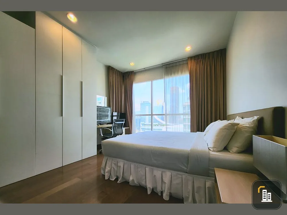 Condo for rent, The Address Chidlom, top floor, corner room, fully furnished, complete electrical appliances I'm ready