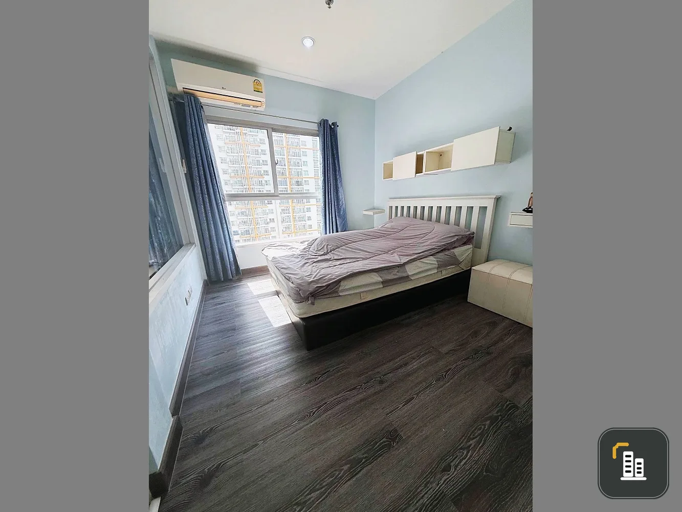 Condo for sale, The Parkland Taksin-Thapra, newly renovated room Pool view, good atmosphere, ready to move in. Book now!