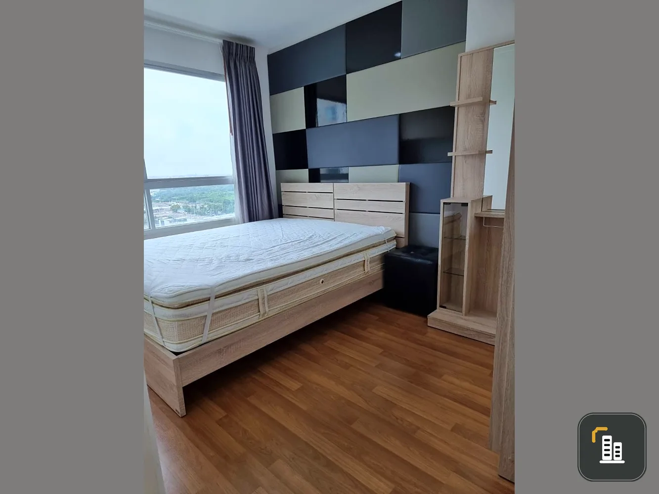 Condo for rent, Lumpini Park, Rama 9-Ratchada, 21st floor, good view, no building block inside, good built-in, hurry to reserve.