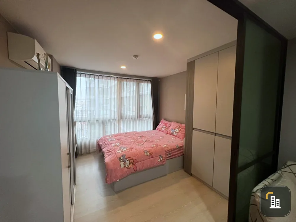 Condo for rent, The Cube Plus, Minburi, behind the room next to the pool, beautiful room, fully furnished, book now