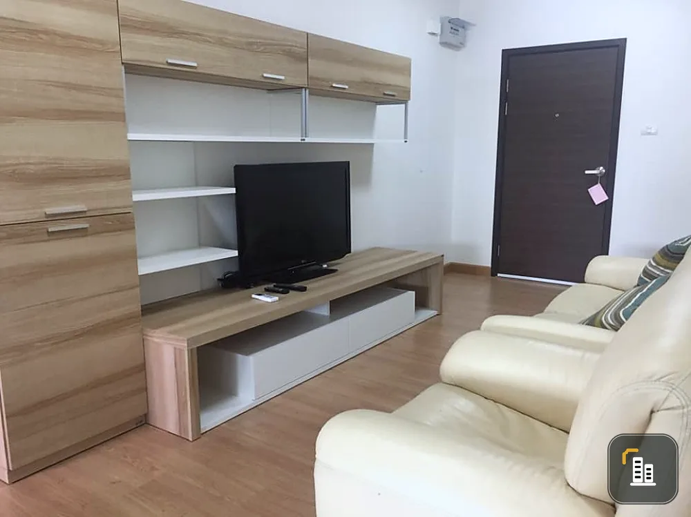 Sell / rent Supalai Loft Chaengwattana, very spacious room, fully furnished, there is a washing machine in the room, very good value.