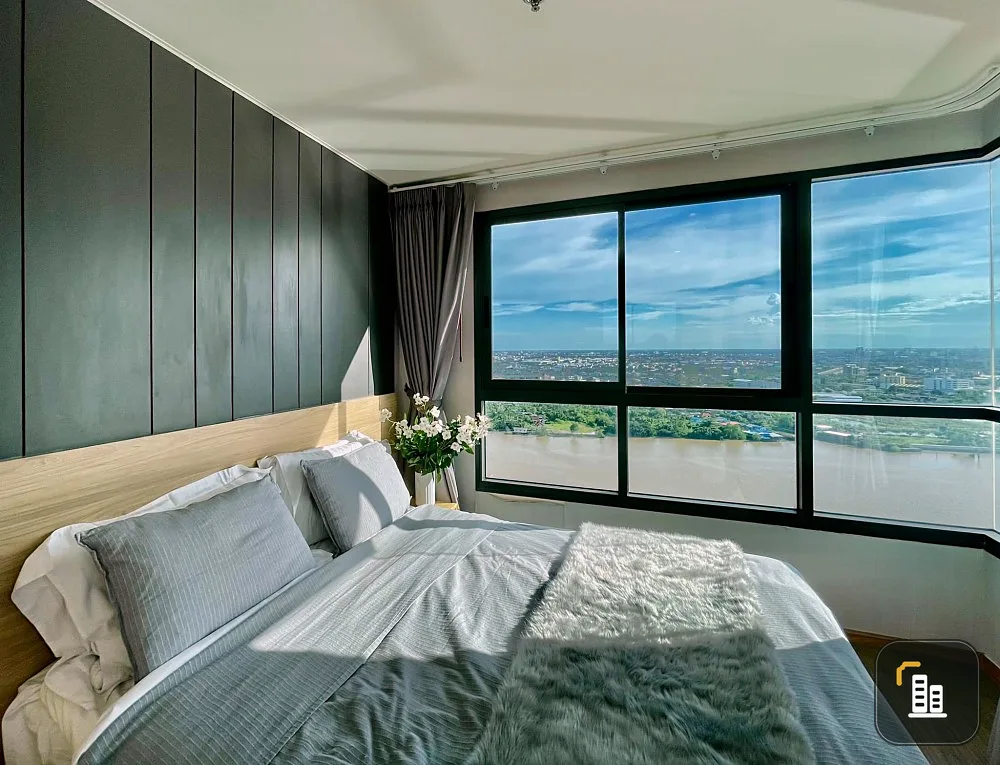 Condo for sale or rent U Delight Residence Riverfront Rama 3, 29th floor, good view, 2 bedrooms, ready to move in. Book now.