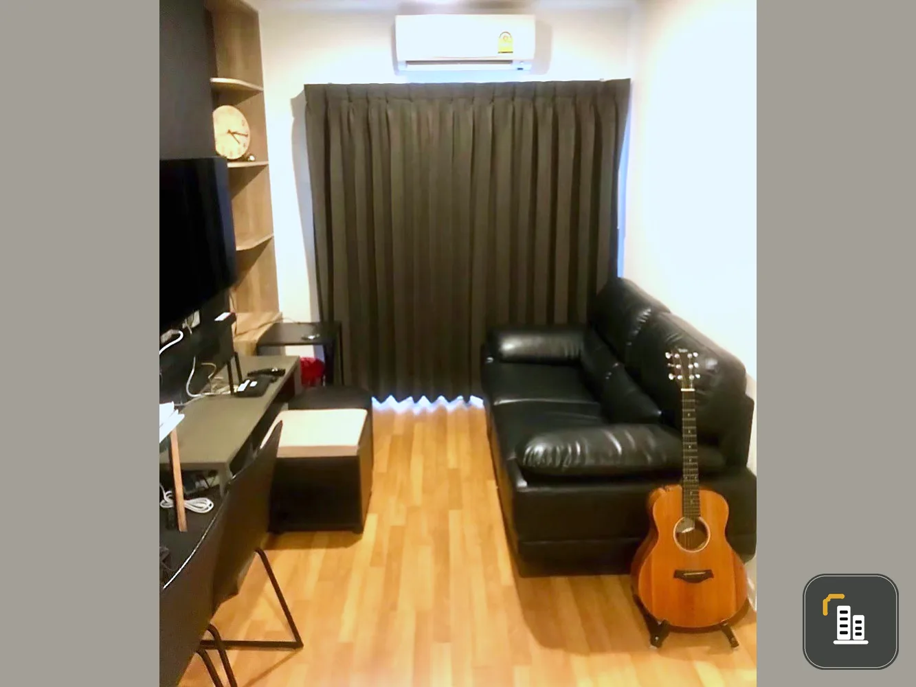Urgent sale The Selected Kaset-Ngamwongwan Beautiful room, worth the price. with tight furniture Don't miss a lot