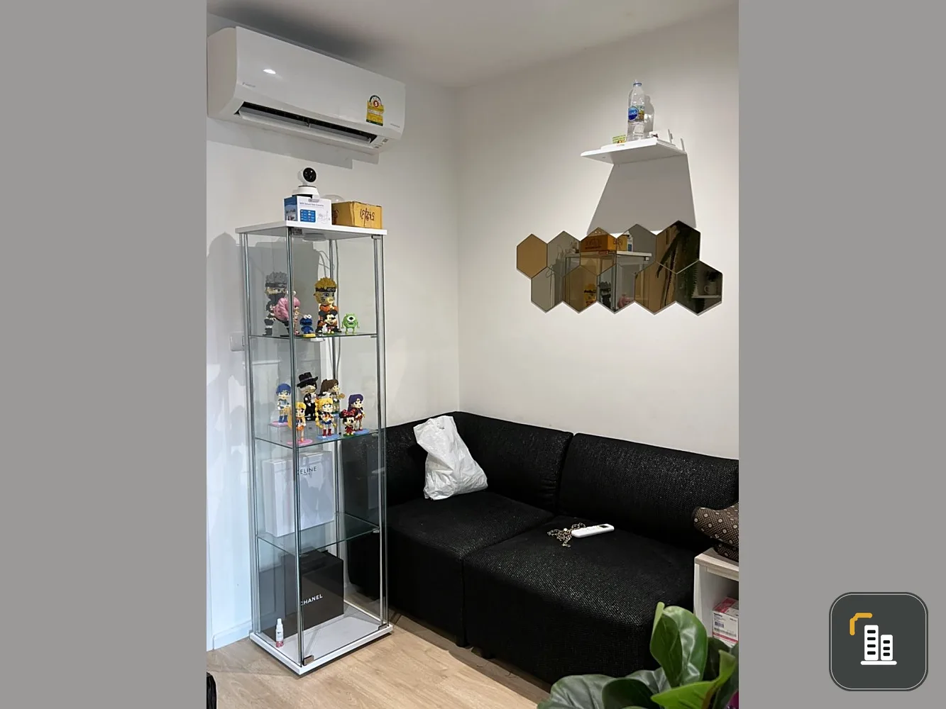 For sale/rent, ICondo Serithai Green Space, fully furnished, ready to move in, Building A, 2nd floor, friendly price, convenient transportation, don't miss it!!