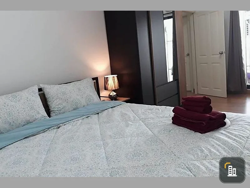 Please listen!! Condo for rent, Supalai Loft Chaengwattana, 20th floor, size 48 sq m. Beautiful room, spacious, very comfortable.
