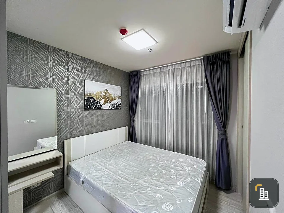 Condo for sale, Aspire Rattanathibet 2, 8th floor, size 25.06 sqm., decorated in modern style. Reserve in advance. Hurry up.