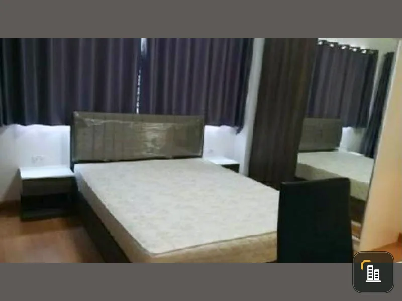 For rent Supalai Loft Chaengwattana, next to the main road, area 69 sq.m., 23rd floor, corner room, 2 bedrooms, 2 bathrooms, hurry up