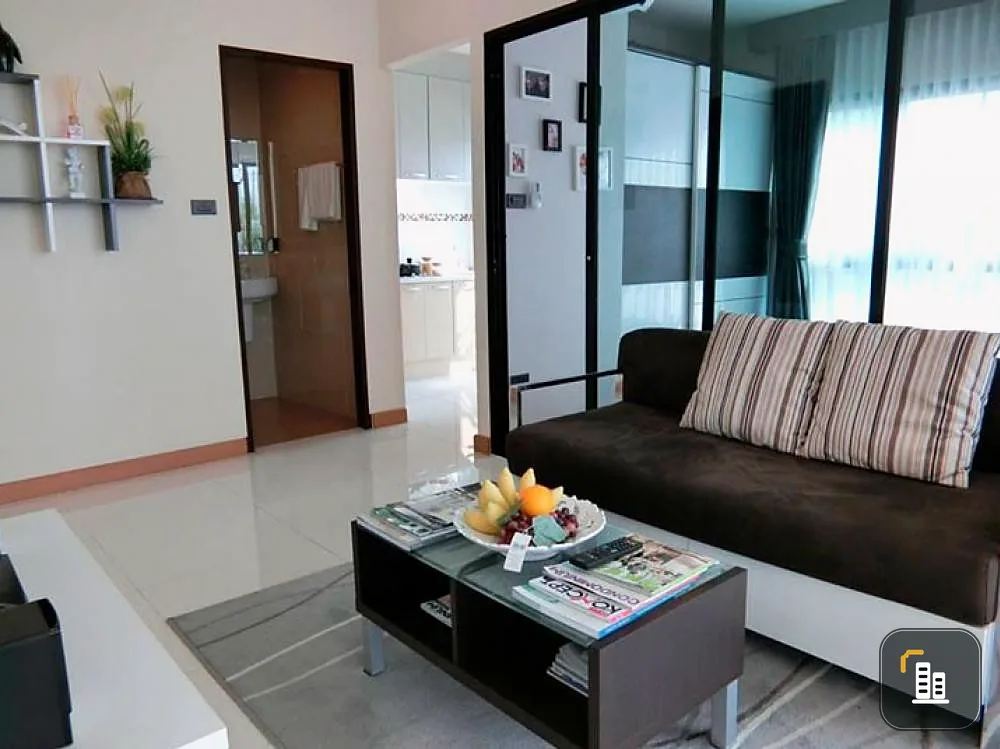 Condo for sale B-Leaf Tiwanon, the room is divided into a very private zone. Clear, not hot, not uncomfortable. Get the best price. Hurry up to reserv
