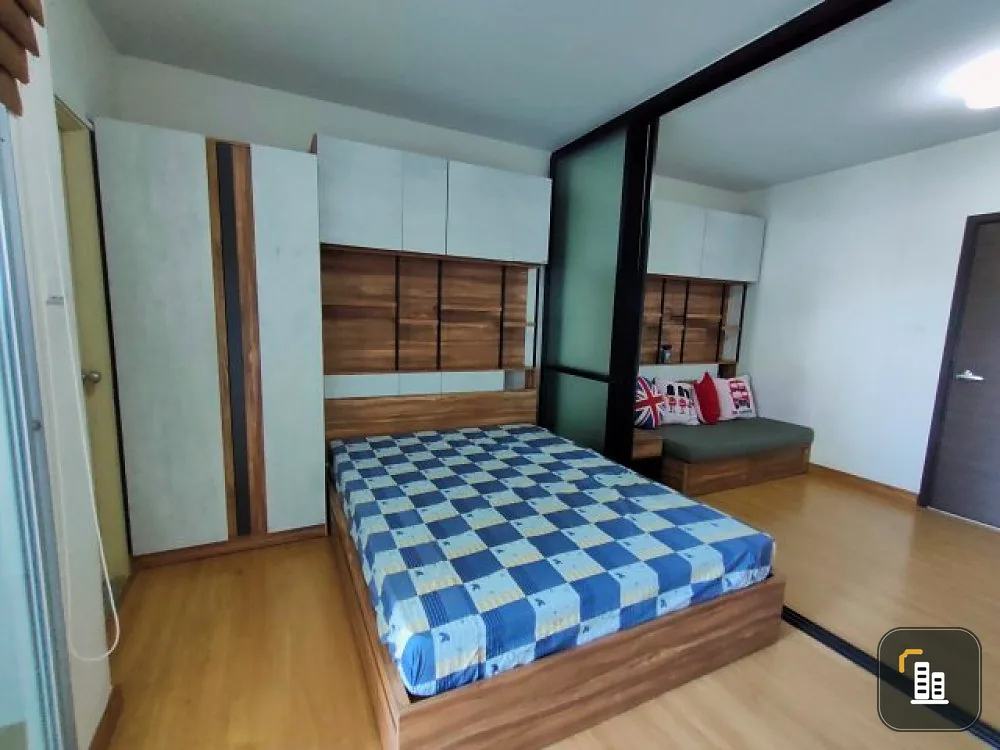 Condo for rent, Supalai Vista, Pak Kret Intersection, 12th floor, pool view, receive wind direction, not hot in the afternoon sun