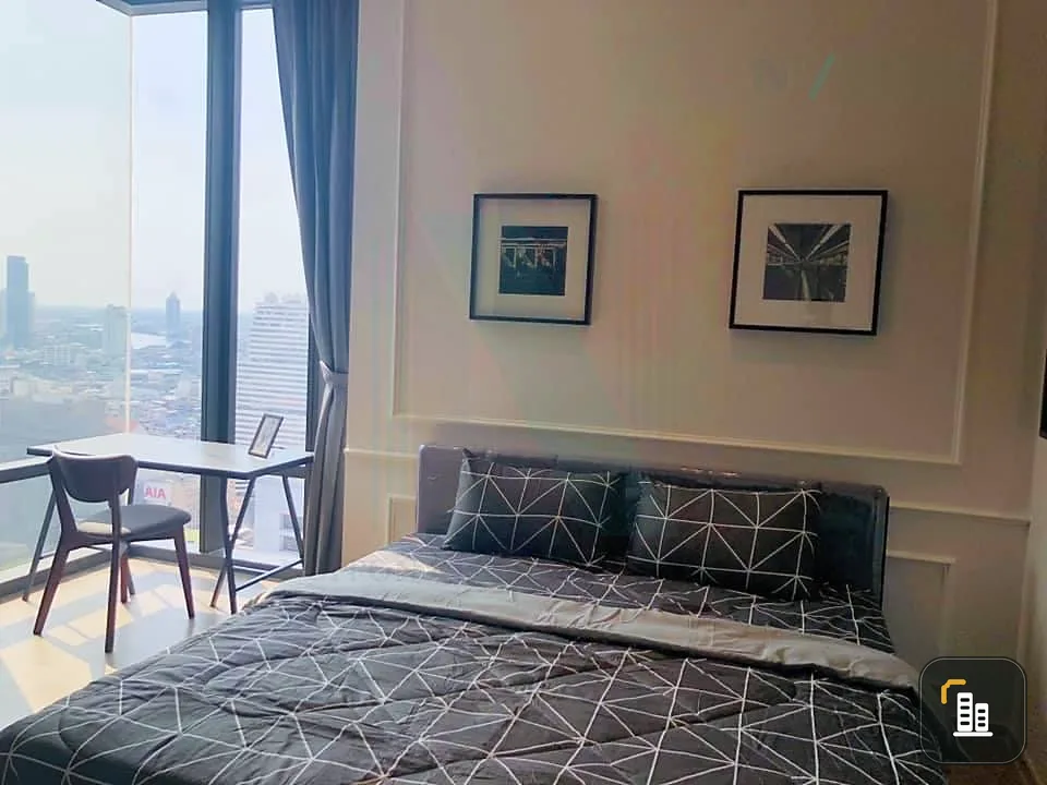 Condo for rent, Ashton Silom, river view, city view, central area, beautiful, luxurious, fully furnished !!
