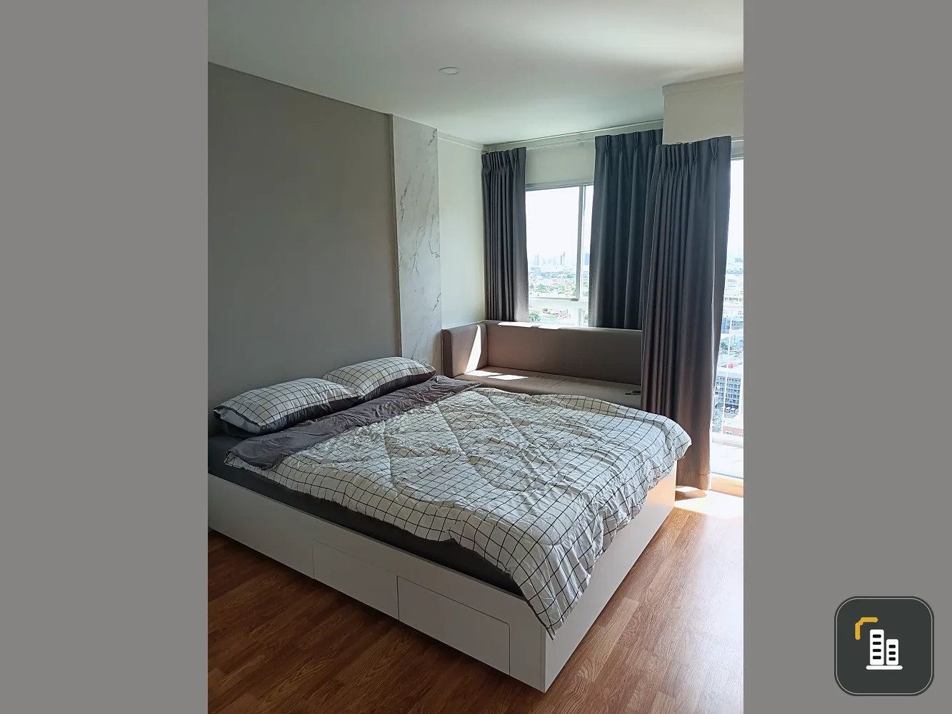 sale Lumpini Ville Pattanakarn-Srinakarin, beautiful room, very good view, very good room proportions, do not miss it, book now.